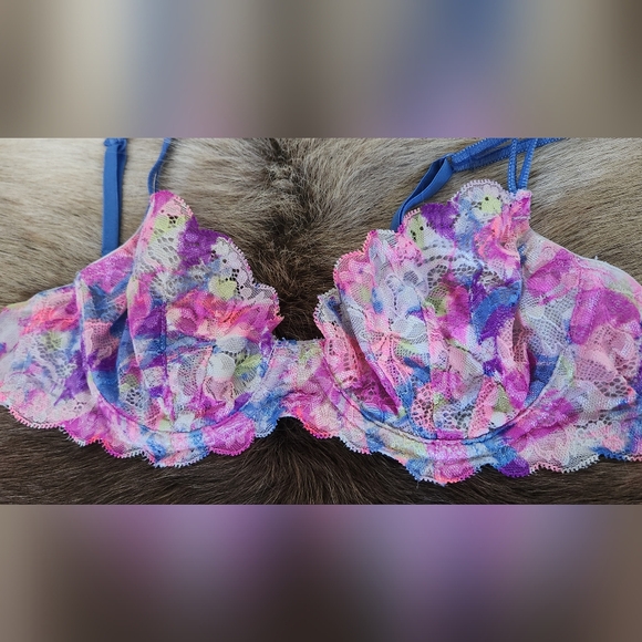 VICTORIA'S SECRET PINK colorful bra in size 34B - Picture 4 of 7